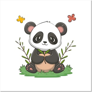 Cute Panda Posters and Art